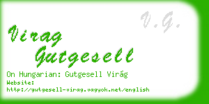 virag gutgesell business card